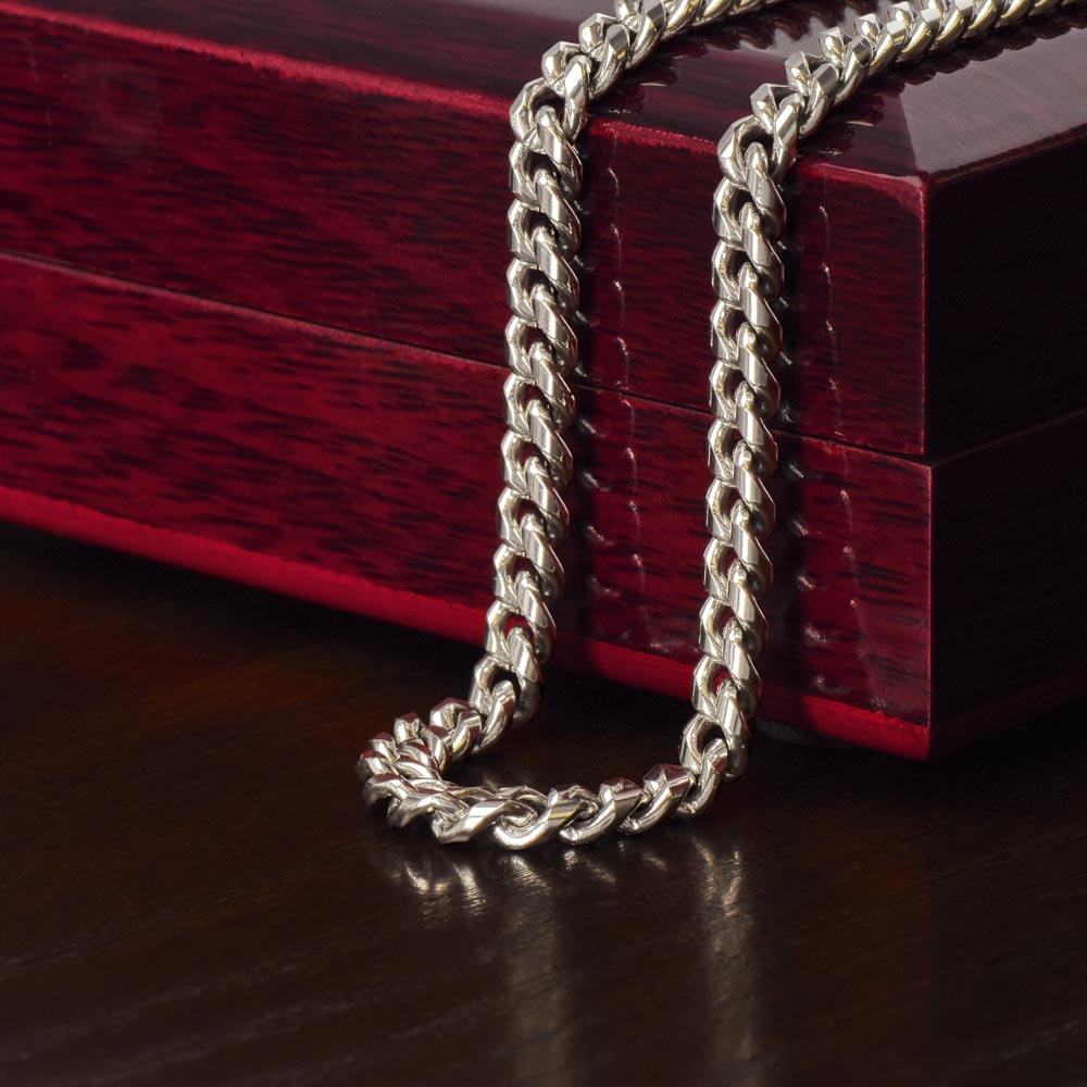 To My Son | Never Feel That You Are Alone | Cuban Link Chain