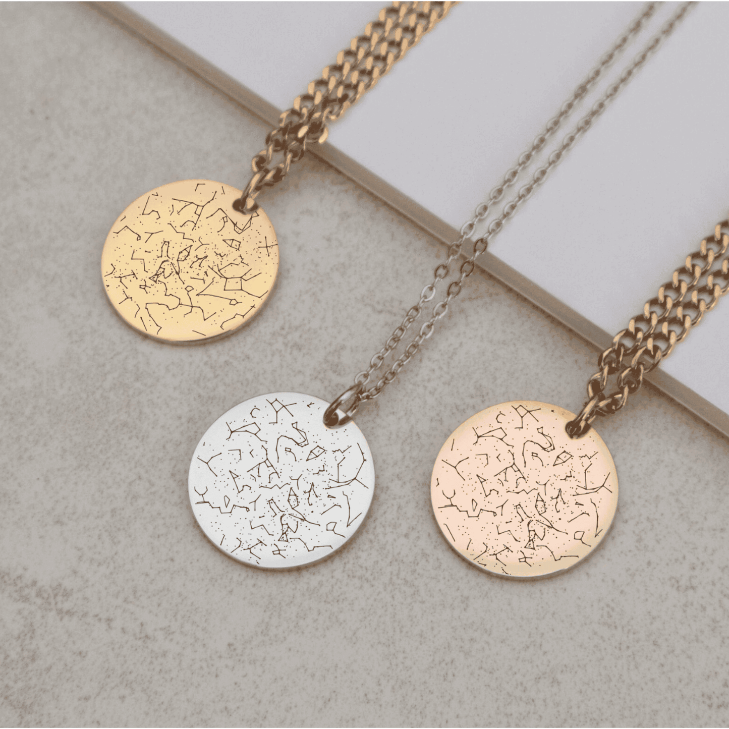 [LIMITED TIME ONLY] The Night You Were Born - Personalized Star Map Necklace