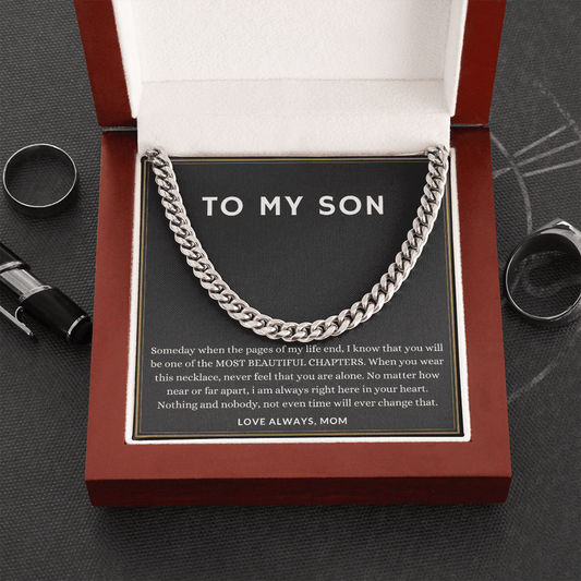 To My Son - Cuban Link Chain Necklace