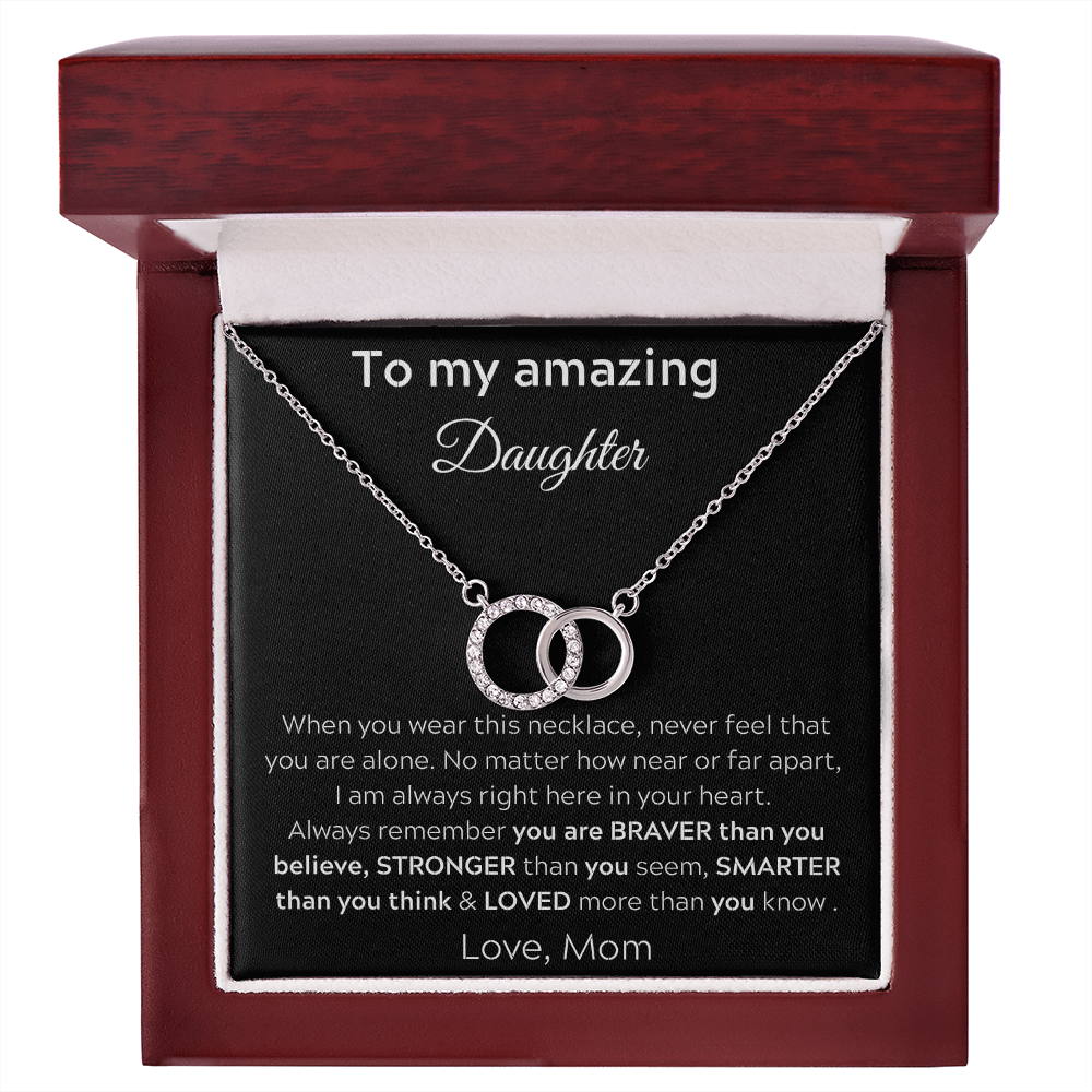 To My Amazing Daughter - When You Wear This Necklace - Perfect Pair Necklace