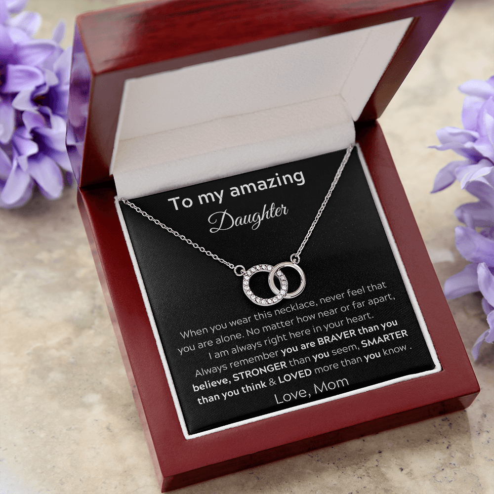 To My Amazing Daughter - When You Wear This Necklace - Perfect Pair Necklace