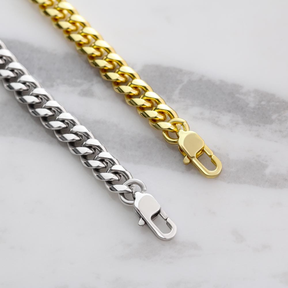 To Our Son - When You Wear This Necklace - Cuban Link Chain