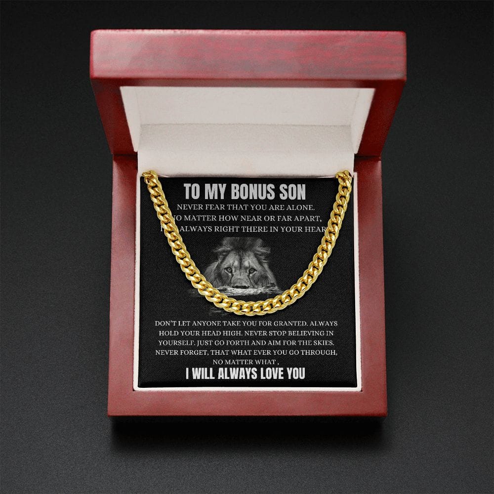 [Almost Sold Out] To My Bonus Son - Cuban Link Chain