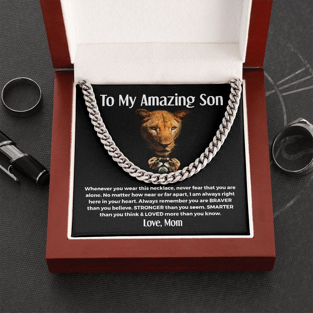 [Almost Sold Out] To My Amazing Son - Cuban Link Chain