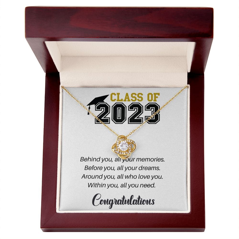 Class Of 2023 - Congratulations - Love Knot Necklace