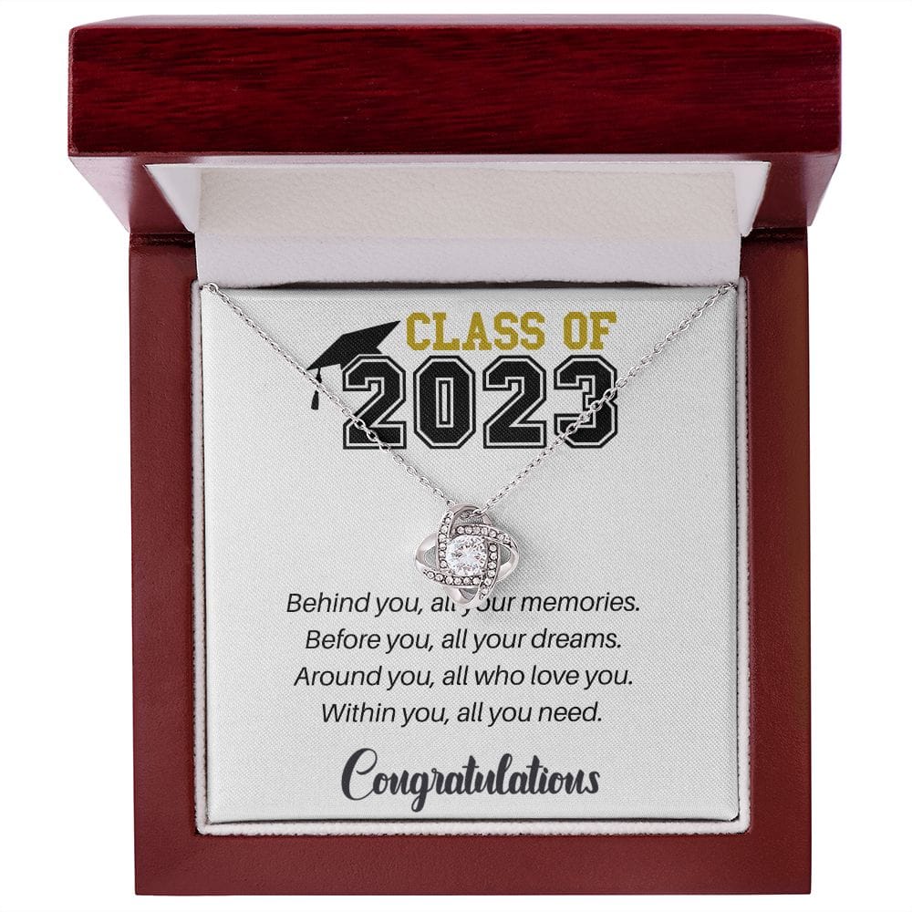 Class Of 2023 - Congratulations - Love Knot Necklace