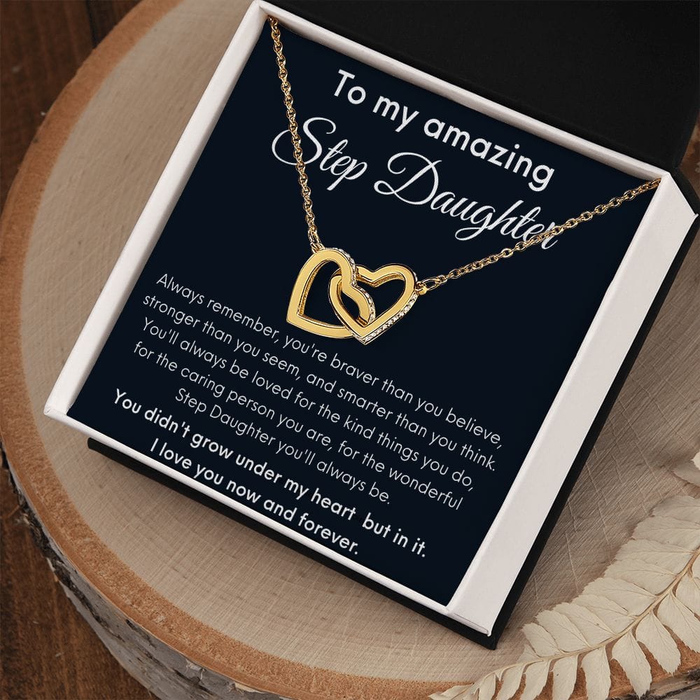 Bonus Mom Gifts from Stepdaughter - Necklace for Stepmom - Gifts for Mother in Law, 18K Yellow Gold Finish / Standard Box