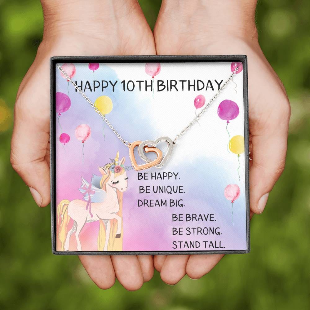 Happy 10th Birthday - Unicorn Design