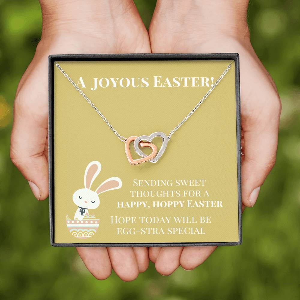A Joyous Easter - Interlocking Hearts Necklace