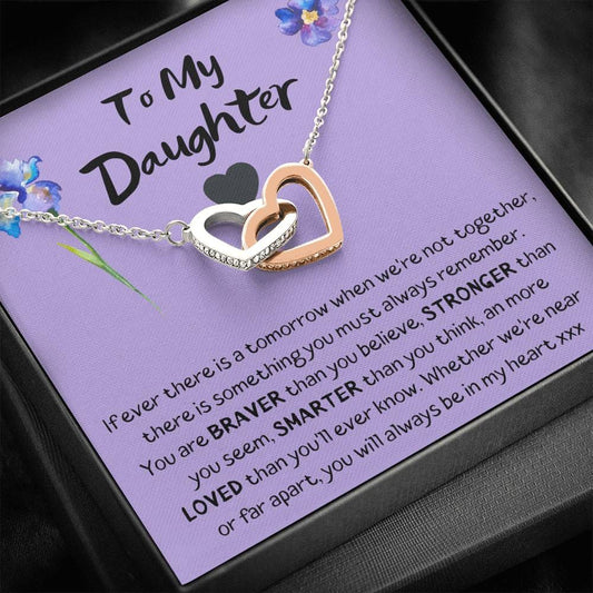 To My Daughter Purple Flowers