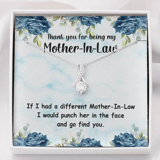 Mother-In-Law Necklace - "Punch Her In The Face"