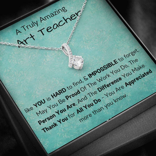 A Truly Amazing Art Teacher Like You - Alluring Beauty Necklace